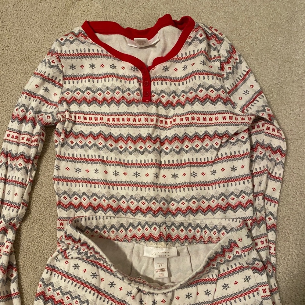 Lauren Conrad 2 pajama sets! Girl size 12 and 3T.